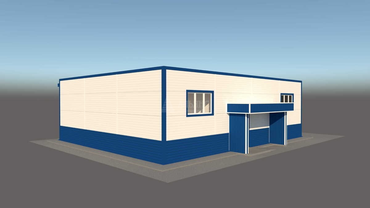 3D визуализация Магазин из сэндвич-панелей - фото 13