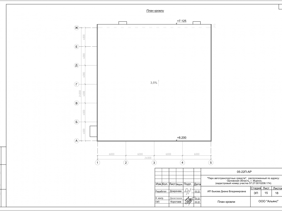 Планировка СТО с АБК из сэндвич-панелей -  фото 18
