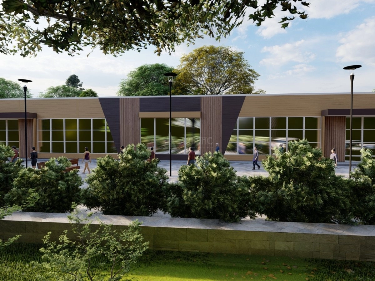 3D визуализация Придорожное кафе из сэндвич-панелей - фото 2